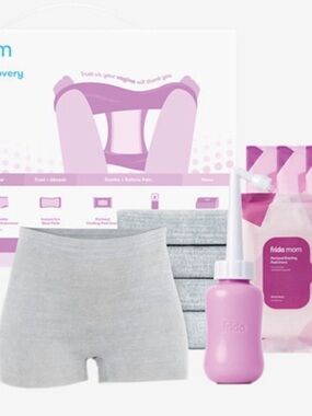 Frida Mom Postpartum Recovery Essentials Kit with Peri Bottle